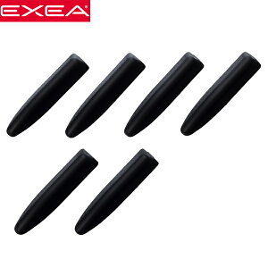 EXEA 星光産業 スクエアタイプ エアロフィン プロテクター2 ブラック 6個入 EW-137