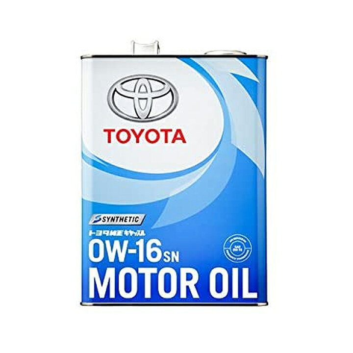 楽天市場】トヨタ純正 エンジンオイル SP 0W-16 4L 08880-14405 : Car  