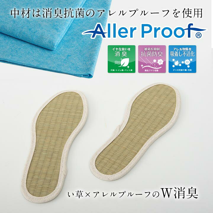 楽天市場 い草 中敷き インソール 足さらっと い草インソールpro 22cm 27cm アレルプルーフ 消臭 靴 消臭 革靴 パンプス 長靴 運動 靴 ブーツ メンズ レディース 国産 蒸れ ムレ 臭い 対策 父の日 イケヒコ カーペット 寝具専門 快適生活館