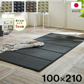 い草 マットレス シングル 日本製 畳 カビ防止 「 フレアマットレス 」 5連 シングル 100×210cm 純国産 置き畳 軽量 梅雨 湿気 対策 新生活 こたつ敷 フロアマット キッズ ベビー プレイマット ベビーマット イケヒコ