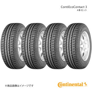 Continental R`l^ ContiEcoContact 3 ^C 4{Zbg 155/60R15 74T i:0358222×4