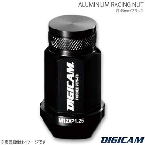 DIGICAM �f�W�L���� �A���~���[�V���O�i�b�g �܃^�C�v P1.5 19HEX 45mm �u���b�N 16�{�� �A�N�A NHP10 H23/12�` AN6F4515BK-DC16