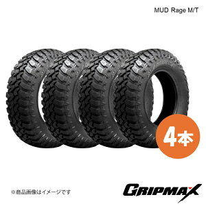 GRIPMAX/�O���b�v�}�b�N�X MUD Rage M/T �^�C�� 4�{ LT235/85R16 120/116Q OWL �A�E�g���C���z���C�g���^�[ 6996779270574
