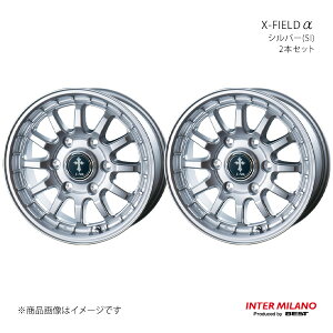 INTER MILANO �C���^�[�~���m X-FIELD �� �z�C�[�� 2�{�Z�b�g�y17×7.5J 6-139.7 INSET25 �u���b�N�z