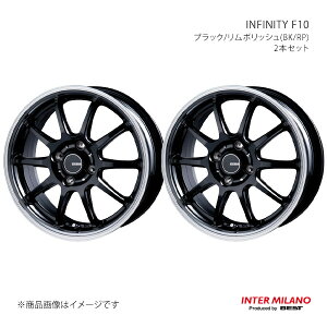 INTER MILANO C^[~m INFINITY F10 zC[ 2{Zbgy15×5.5J 4-100 INSET45 ubN/|bVz