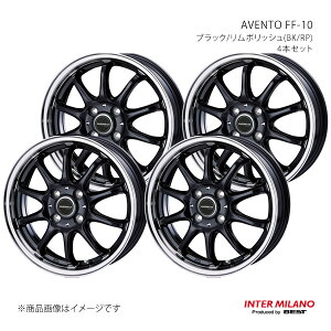 INTER MILANO �C���^�[�~���m AVENTO FF-10 �z�C�[�� 4�{�Z�b�g �J���[�� �t�B�[���_�[ 140�n 2006/10�`2012/5�y15×5.5J 4-100 INSET43 BK/RP�z