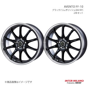 INTER MILANO �C���^�[�~���m AVENTO FF-10 �z�C�[�� 2�{�Z�b�g �G���O�����h 52�n 2010/8�`�y16×6.5J 5-114.3 INSET53 �u���b�N/�����|���b�V���z