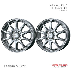 INTER MILANO �C���^�[�~���m AZ sports FS-10 �z�C�[�� 2�{�Z�b�g �s�N�V�X ���K LA700�n 2015/7�`2022/8�y15×4.5J 4-100 INSET45 �_�[�N�V���o�[�z