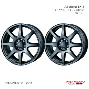 INTER MILANO C^[~m AZ sports LX-8 zC[ 2{Zbgy16×6.5J 5-114.3 INSET53 _[NO[^bNz