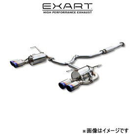 エクスアート iVSC マフラー WRX STI CBA-VAB EA01-SB103-S EXART スポーツマフラー
