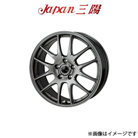 ジャパン三陽 ザック JP-205 アルミホイール 4本 エスティマ 30系(15×6.0J 5-114.3 INSET53 ブラックシルバー)Japan三陽 ZACK JP-205