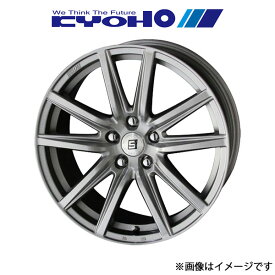 共豊 ザインSS アルミホイール 1本 カローラクロス ZVG11/ZVG13/ZVG15/ZVG16(17×7.0J 5-114.3 INSET38 メタルフレークシルバー)KYOHO