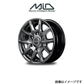 MID ロードマックス KG25 アルミホイール 4本 キャラバン 25系(15×5.5J 6-139.7 INSET45 メタリックグレー)ROADMAX KG25