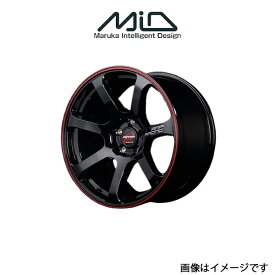 MID RMPレーシング R07 アルミホイール 1本 カムリ 50系(17×7J 5-114.3 INSET48 ブラック/リムレッドライン)RMP RACING R07