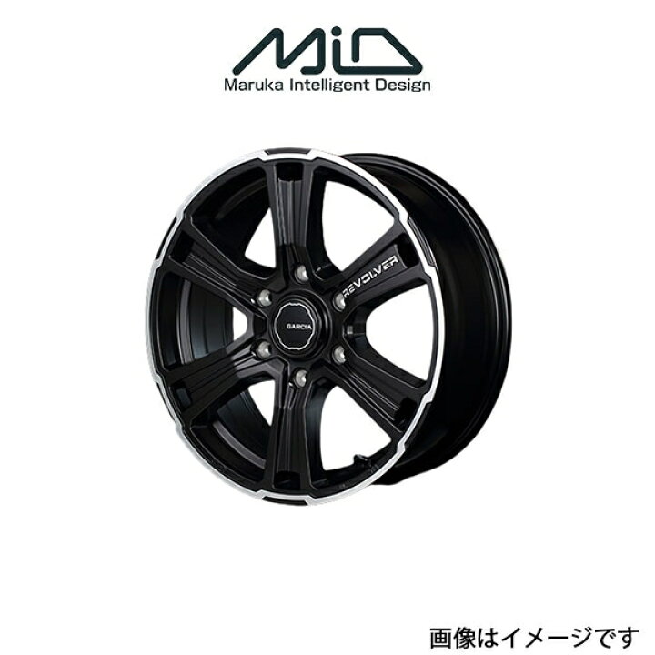 楽天市場】MID ガルシア SSリボルバー アルミホイール 1本 ハイエース  