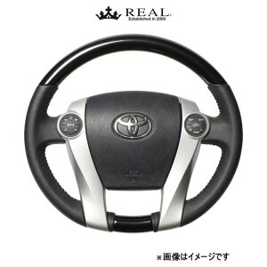 レアル ステアリング オリジナルシリーズ(パールブラック)アクア NHP10系 30-1-BKP REAL