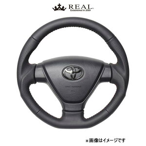 レアル ステアリング オリジナルシリーズ(オールレザー)ミライース LA350S/LA360S DIA-LPB-RD REAL