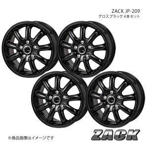 ZACK JP-209 }[N2(NAԂ̂ݑΉ) 110n 2000/10`2004/11 ^CTCY:R 225/45-17 A~zC[4{Zbgy17×7J 5-114.3 +48 OXubNz