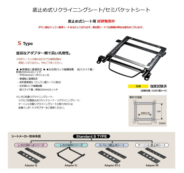 楽天市場】JURAN ジュラン レーシングスライドレール Sタイプ 右側 