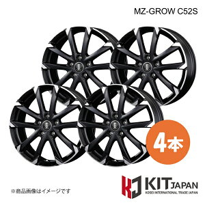 �G���Y�B�[�O���E C25S �z�C�[�� 4�{�y16×6.5J 5-114.3 INSET53 BMP�zKIT JAPAN KOSEI �R�[�Z�C MZ-GROW C52S �i��:K30011×4
