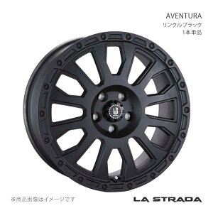 LA STRADA ���E�X�g���[�_ AVENTURA NV200 �o�l�b�g 20�n �A���~�z�C�[��1�{�y14×5.0J 4-114.3 +42 �����N���u���b�N�zLA450J42WB