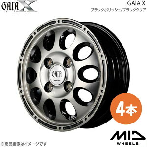 GAIA/GAIA X GuCS DA17W A~zC[ 4{Zbg y12×4.0B 4-100 INSET42 ubN|bV/ubNNAz