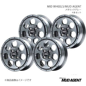 MID WHEELS/MUD AGENT ~RRA L675S/L685S A~zC[4{Zbgy14×4.5J 4-100 INSET45 MGRzL19A44543345010N×4