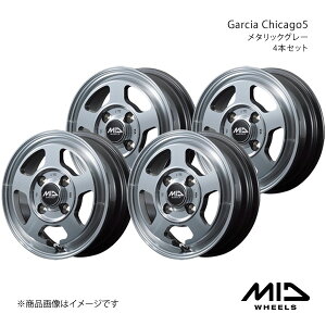 MID WHEELS/Garcia Chicago5 N-ONE JGn A~zC[4{Zbgy15×4.5J 4-100 INSET45 ^bNO[z