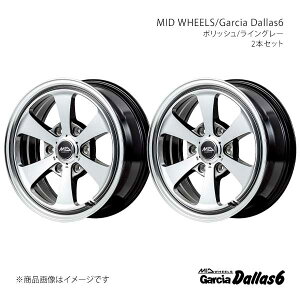 MID WHEELS/�K���V�A�_���X6 �A���~�z�C�[��2�{�Z�b�g�y16×5.5J 5-139.7 INSET20 PGR�zMID WHEELS/Garcia Dallas6 O0056555D320MGP0×2