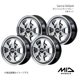 MID WHEELS/Garcia Dallas6 EFCN LA700S/LA710S A~zC[4{Zbgy15×4.5J 4-100 INSET45 Z~OXubN/fA|bVz