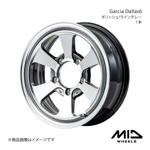 MID WHEELS/Garcia Dallas6 Wj[VG 74n A~zC[1{y16×6.0J 5-139.7 INSET-5 |bV/CO[z