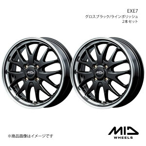 MID WHEELS/EXE7 TNV[h/v{bNX 160n A~zC[2{Zbgy14×4.5J 4-100 INSET45 OXubN/C|bVz