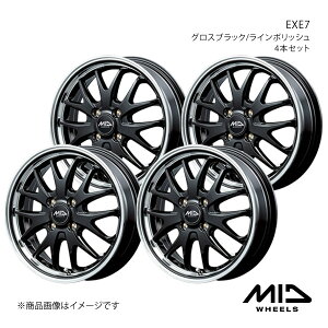 MID WHEELS/EXE7 ekXy[X/eKNX Xy[X B3#An A~zC[4{Zbgy14×4.5J 4-100 INSET45 OXubN/C|bVz