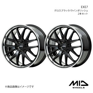 MID WHEELS/EXE7 XebvS RKn A~zC[2{Zbgy18×7.0J 5-114.3 INSET50 OXubN/C|bVz