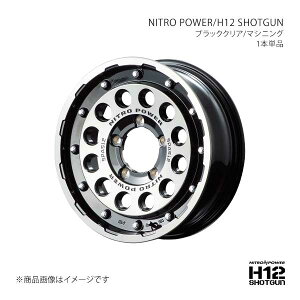 �i�C�g���p���[/H12 �V���b�g�K�� �A���~�z�C�[��1�{�y16×6.0J 5-139.7 INSET-5 BKM�zNITRO POWER/H12 SHOTGUN L1726605D105031N×1