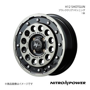 NITRO POWER/H12 SHOTGUN fCY/fCY[NX B21W A~zC[1{y15×5.0J 4-100 INSET45 ubNNA/}VjOz