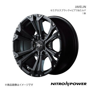 NITRO POWER/JAVELIN nCG[X/WAXG[X 200n zC[1{y16×6.5J 6-139.7 INSET38 ubN^bN|bVubNNA+sAX&~hz