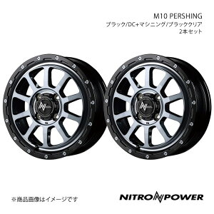 NITRO POWER/M10 PERSHING ekS/eKNX B3#n A~zC[2{Zbgy14×4.5J 4-100 INSET45 ubN/DC+}VjO/ubNNAz