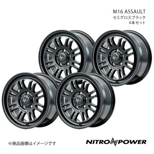 NITRO POWER/M16 ASSAULT GXeB} 50n A~zC[4{Zbgy17×7.0J 5-114.3 INSET42 Z~OXubNz
