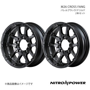 NITRO POWER/M26 CROSS FANG Wj[VG 74n A~zC[2{Zbgy16×6.0J 5-139.7 INSET-5 oubN/hhz