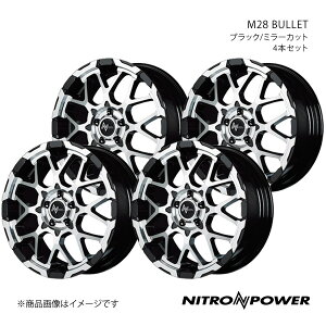 NITRO POWER/M28 BULLET UX-e KMA10 A~zC[4{Zbgy18×7.0J 5-114.3 INSET42 ubN/~[Jbgz