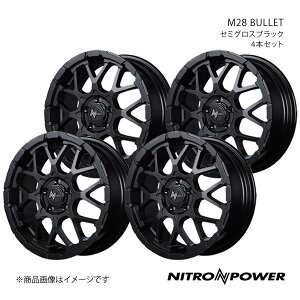 NITRO POWER/M28 BULLET mA/HNV[ 90n A~zC[4{Zbgy18×7.0J 5-114.3 INSET35 Z~OXubNz
