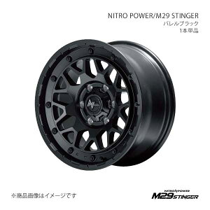 NITRO POWER/M29 STINGER �n�C���b�N�X GUN125 �A���~�z�C�[��1�{�y17×8.0J 6-139.7 INSET20 BBK�zX1937806D3200300