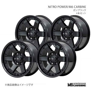 NITRO POWER/M6 CARBINE nCG[X 200n A~zC[4{Zbgy15×6.0J 6-139.7 INSET33 GBKzW6065606D3330300×4