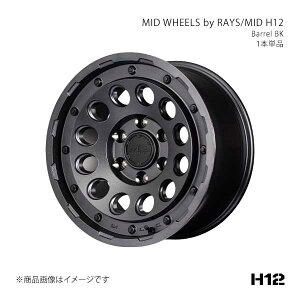 MID WHEELS by RAYS/MID H12 �A���~�z�C�[��1�{�y17×8.5J 6-139.7 INSET0 BBK�zMID WHEELS by RAYS/MID H12 L17G7856D200030N×1