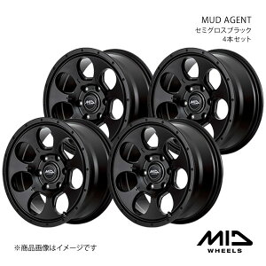 MID WHEELS/MUD AGENT nCG[X/WAXG[X 200n A~zC[4{Zbgy15×6.0J 6-139.7 INSET33 Z~OXubNz