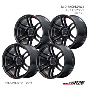 MID RACING/R26 XCtgX|[c ZC33S A~zC[4{Zbgy17×7.0J 5-114.3 INSET48 CBKzX195770573480300×4