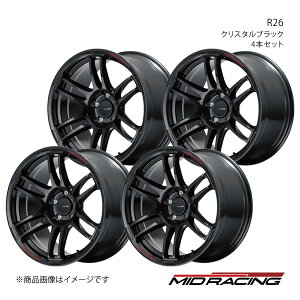 MID RACING/R26 At@[h/Ft@CA 20n A~zC[4{Zbgy17×7.0J 5-114.3 INSET48 NX^ubNz