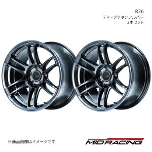 MID RACING/R26 GNXgC 31n A~zC[2{Zbgy17×7.0J 5-114.3 INSET48 fB[v`^Vo[z