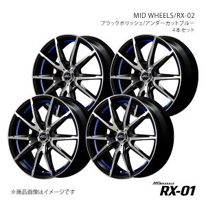 MID WHEELS/RX-02 VG^ MXP#10G A~zC[4{Zbgy15×6.0J 5-100 INSET45 BKBzY2655605334503L0×4